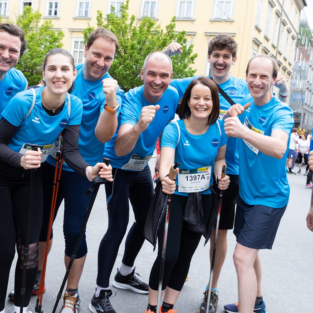 Our PAYER culture. United Passion, also when participating at a business run togehter as a team.
